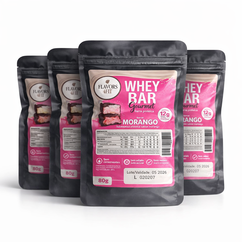 Whey Bar Gourmet sabor Morango